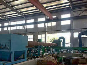 Shot-peening cleaner for inner wall of steel pipe