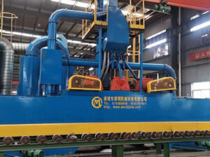Cylinder outer wall shot blasting cleaning machine